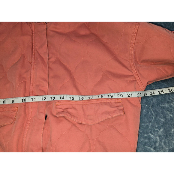 **DUPLICATE** Universal Thread* Women's Coral Quilted Bomber Zip Jacket SIZE L - Picture 7 of 7